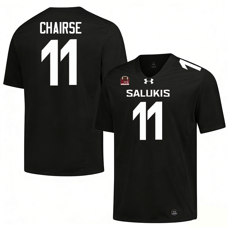 Southern Illinois Salukis #11 Vontrell Chairse College Football Jerseys,Uniforms-Black